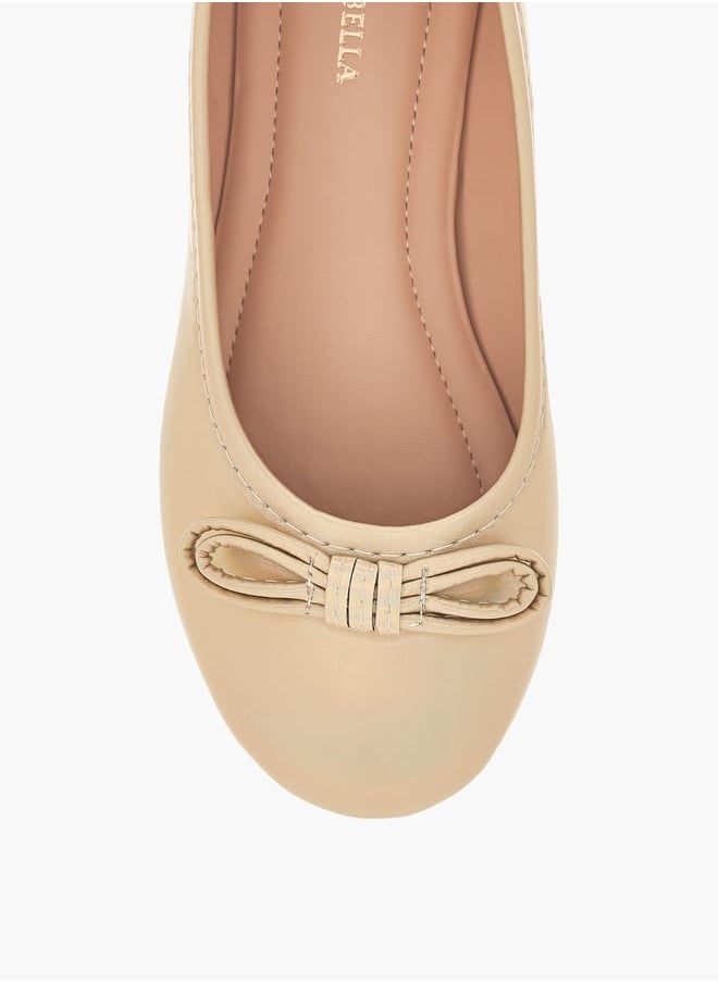 Flora Bella By Shoexpress Girls Bow Detail Slip-On Ballerina Shoes Ramadan Collection  - Image 4