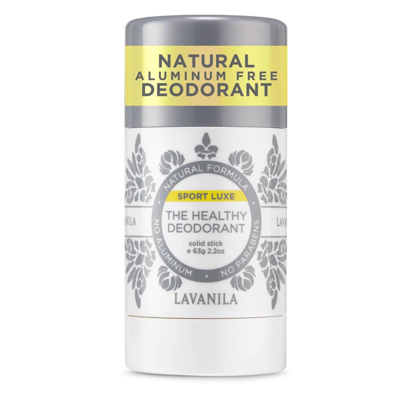 Lavanila Sport Luxe Aluminum Free Deodorant, 2oz - Triple Odor Protection, Fresh Scent - Solid Stick Deodorant for Men & Women, Vegan - Image 1