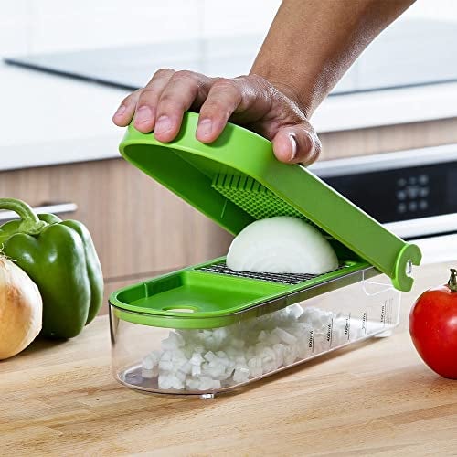 Prepsolutions PrepWorks Onion Chopper – Green/White, Standard, for Quick and Easy Dicing and Chopping - Image 4