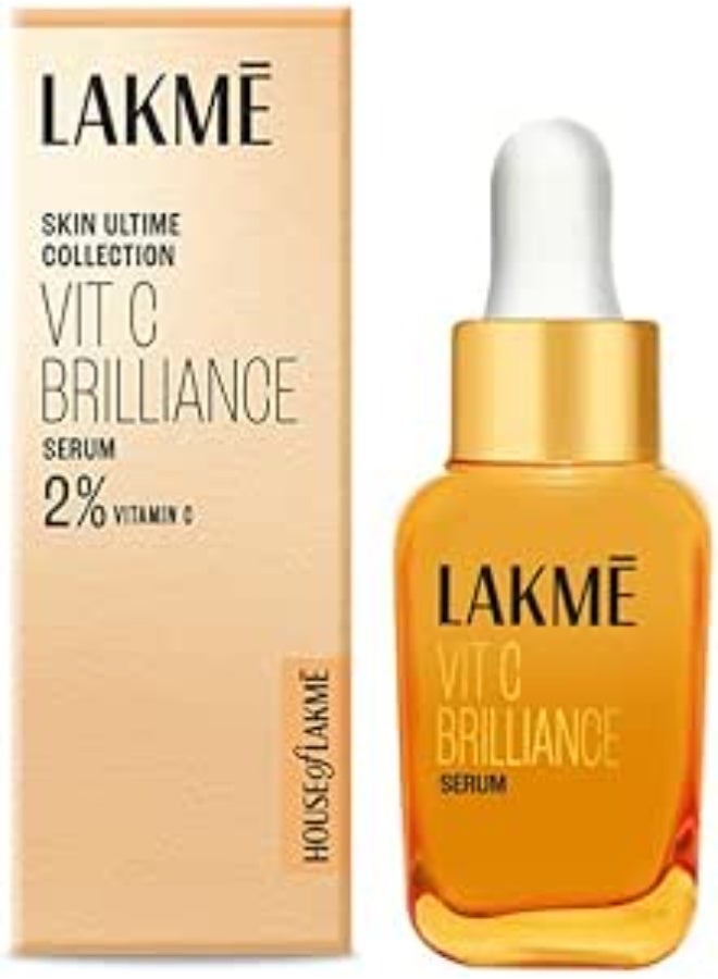 Lakmé 9To5 Vitamin C+ Facial Serum with 98% Pure Vitamin C complex, Improves Skin textures, Brightens, and gives Healthy, Glowing skin, All Skin Types, 30ml - Image 1