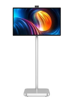 32-Inch 4K Hybrid Rolling Tablet with Wheels – Android Smart Touchscreen Monitor | Portable 4-in-1 Big Screen for Drawing, Smart TV, Workstation, Entertainment, and Video Conferencing