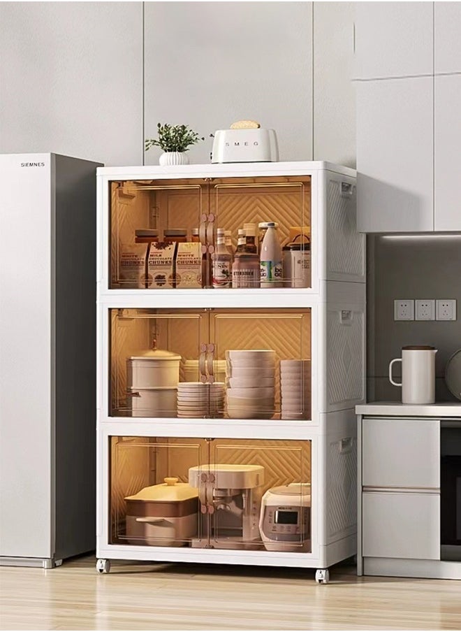 3 Tier Kitchen Organization Cabinet 3 Layer Foldable Plastic Storage Drawer, Drawer Unit, Box, Plastic Organizing Cupboard 55x35x88cm Extra Large - pzsku/Z6D641282458F92A815D2Z/45/_/1722321052/baeb8f9d-aaee-442c-ab6b-b73fac4bb3de