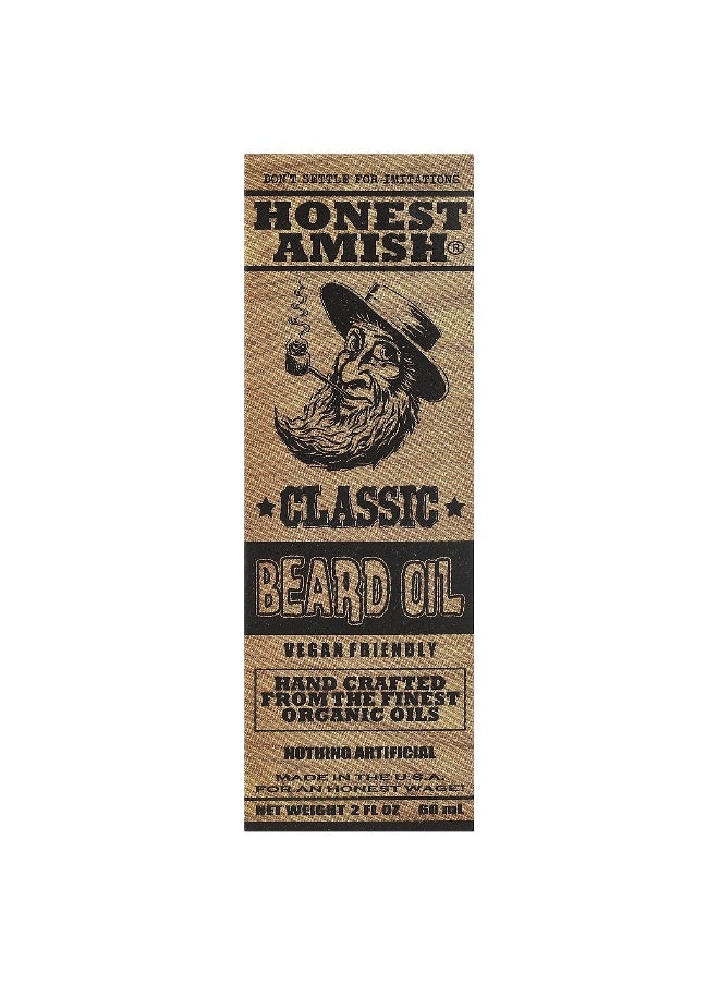 Honest Amish - Honest Amish, Beard Oil, Classic , 2 fl oz (60 ml) - Image 1