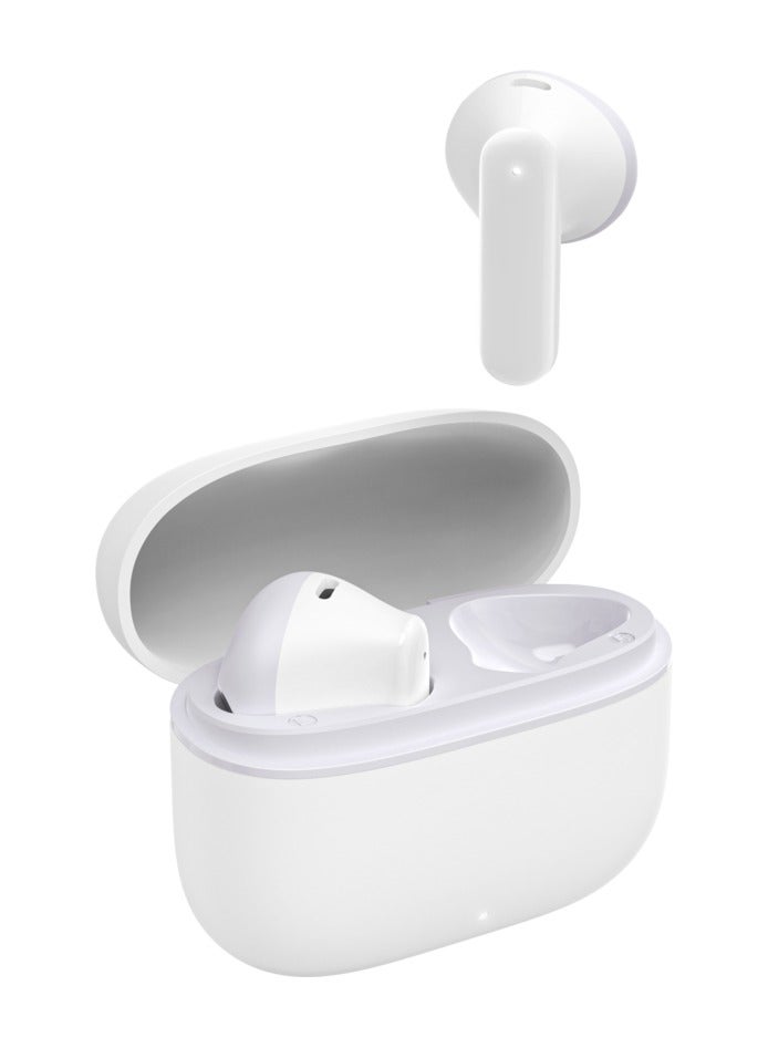 هاما سماعات TWS Freedom Light II اللاسلكية بتقنية البلوتوث / سماعات أذن لاسلكية حقيقية بتقنية البلوتوث 5.3 / سماعات أذن داخلية للمكالمات / ميكروفون / سماعات أذن لاسلكية حقيقية مع تحكم باللمس / تحكم صوتي / 20 ساعة من وقت التشغيل / صندوق شحن USB-C - أبيض - Image 4