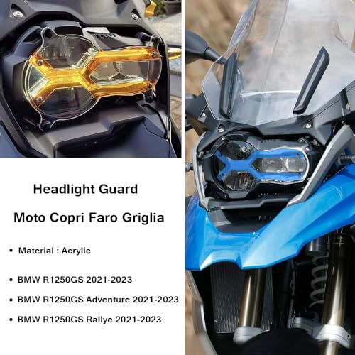 FREAXLL for R1250GS 2021-2023 Headlight Grille Guard Protection Cover for B&-MW R 1250 GS Rallye Adventure 2021 2022 2023 - Image 5