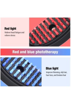 Generic Electric Spray Massage Comb Micro Current Head Meridian Massager Anti Hair Loss Physiotherapy Red And Blue Light Nourish Scalp  - Image 4