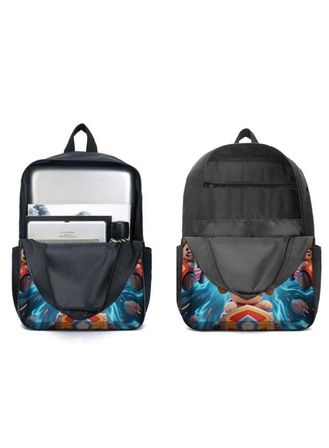 واضح من النار مجموعة من ثلاث قطع من حقائب الرسوم المتحركة، تتعامل بسهولة مع المناسبات المختلفة (الطلاب والأطفال ونزهات الأصدقاء وتسلق الجبال والدراسة وما إلى ذلك) | حقيبة ظهر + حقيبة محمولة باليد + حقيبة قرطاسية | هدايا الموسم المدرسي / العطلات - 90 - Image 4