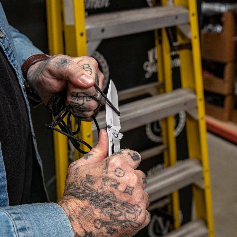 Gerber Gear Paraframe I EDC Folding Pocket Knife, 3" Serrated Edge with Safety Frame Lock, Stainless Steel, Grey - Image 5