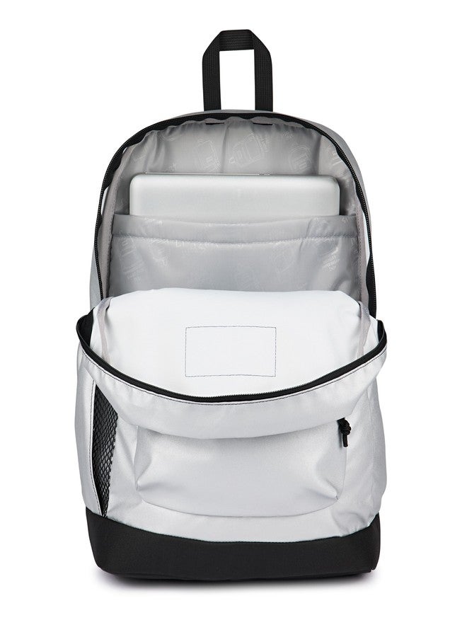 JanSport Cross Town Plus Remix Backpack - Padded Back Panel, Laptop Sleeve, and Front Pocket Organizer, Shine, One Size, Cross Town Plus Remix - Image 3