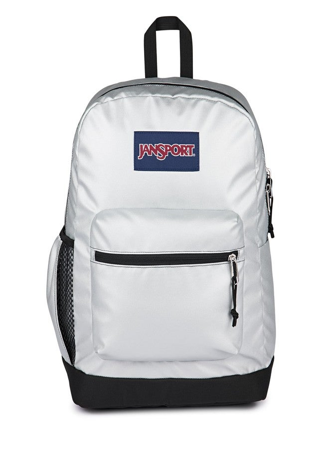 JanSport Cross Town Plus Remix Backpack - Padded Back Panel, Laptop Sleeve, and Front Pocket Organizer, Shine, One Size, Cross Town Plus Remix - Image 1
