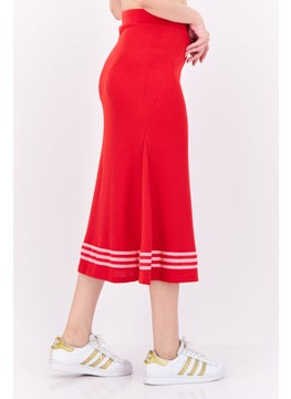 adidas Originals Women Sportswear Fit Outdoor Skirts, Red  - Image 2
