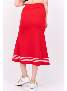 adidas Originals Women Sportswear Fit Outdoor Skirts, Red  - Image 3