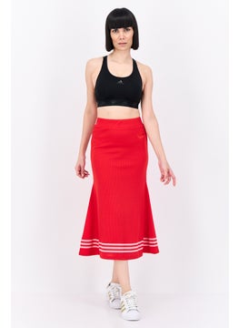 adidas Originals Women Sportswear Fit Outdoor Skirts, Red  - Image 4