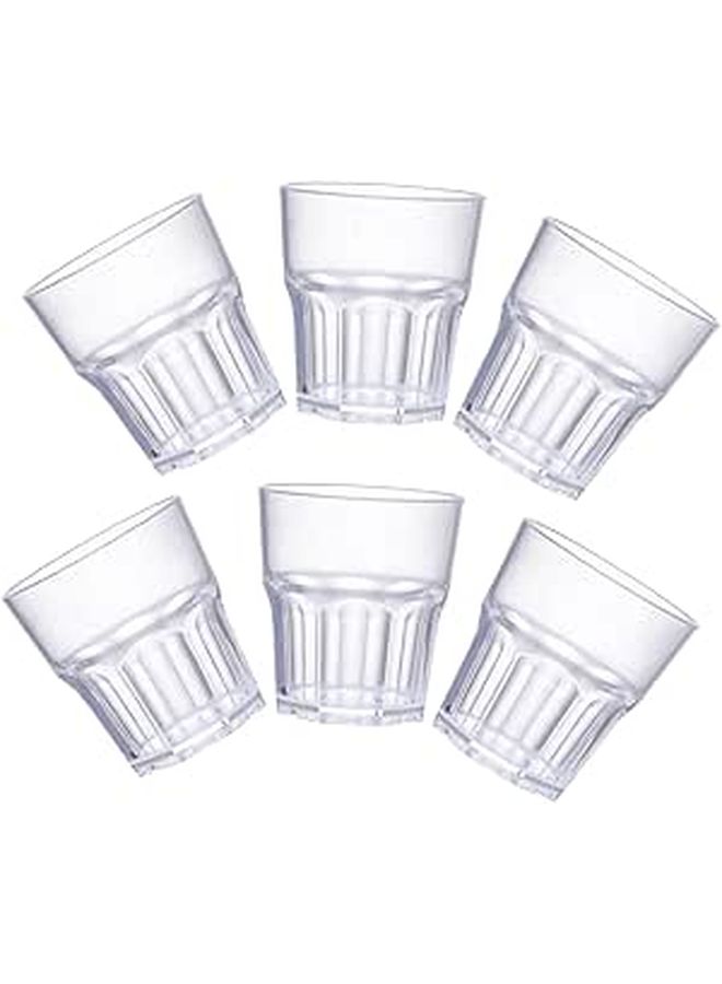 Abaodam 6pc Acrylic Whiskey Cups Set 35ml Shot Glasses For Bar And Liquor Tasting - Image 1