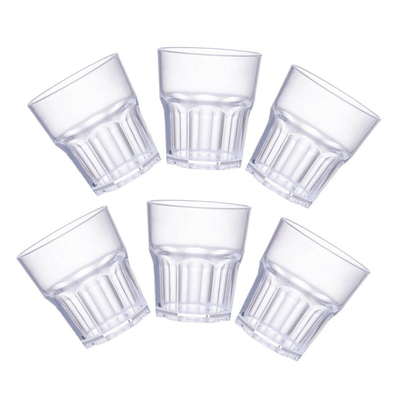 Abaodam 6pc Acrylic Whiskey Cups Set 35ml Shot Glasses For Bar And Liquor Tasting - Image 2