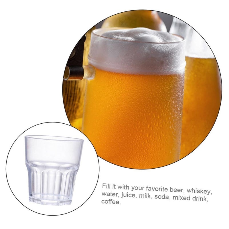 Abaodam 6pc Acrylic Whiskey Cups Set 35ml Shot Glasses For Bar And Liquor Tasting - Image 4