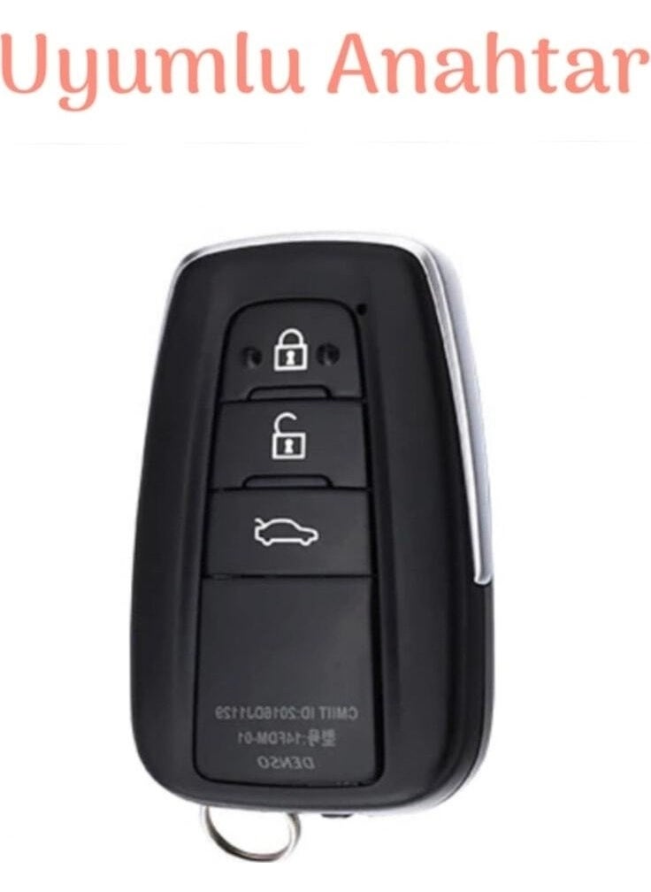 EC Shop Şenyıldız Aksesuar Toyota C-Hr Corolla Rav4 Land Cruiser Switchless Key Protection Case  - Image 2