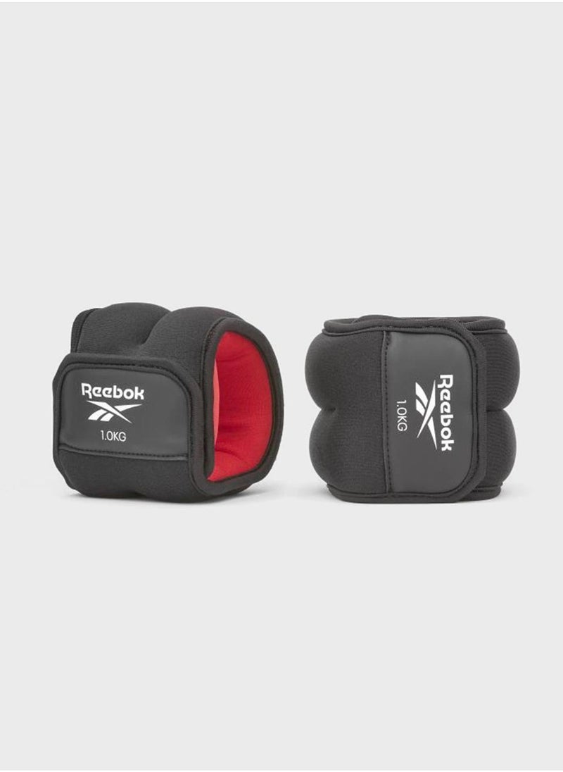 Reebok Logo Ankle Weights-1KG  - Image 4