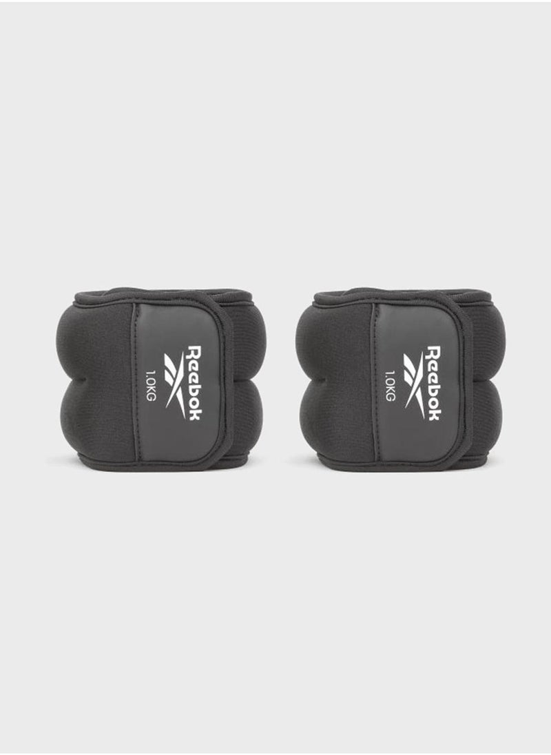 Reebok Logo Ankle Weights-1KG  - Image 1