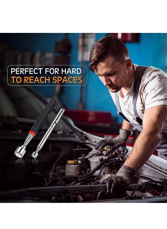 Telescoping Magnet  Pick Up Reacher Tool Set