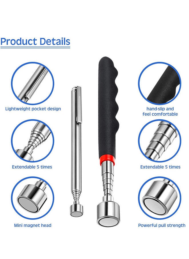 Telescoping Magnet  Pick Up Reacher Tool Set