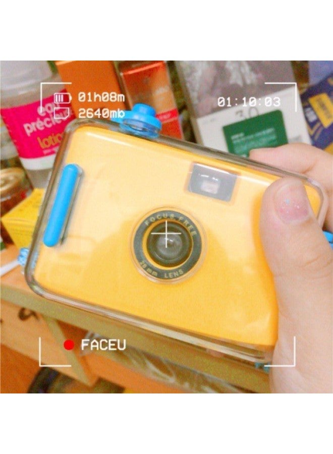 A Generation Of Explosions Waterproof Camera Retro Film Camera 135 Color Cartoon Cute Gift Camera-Color:Mickey Mouse  - Image 5