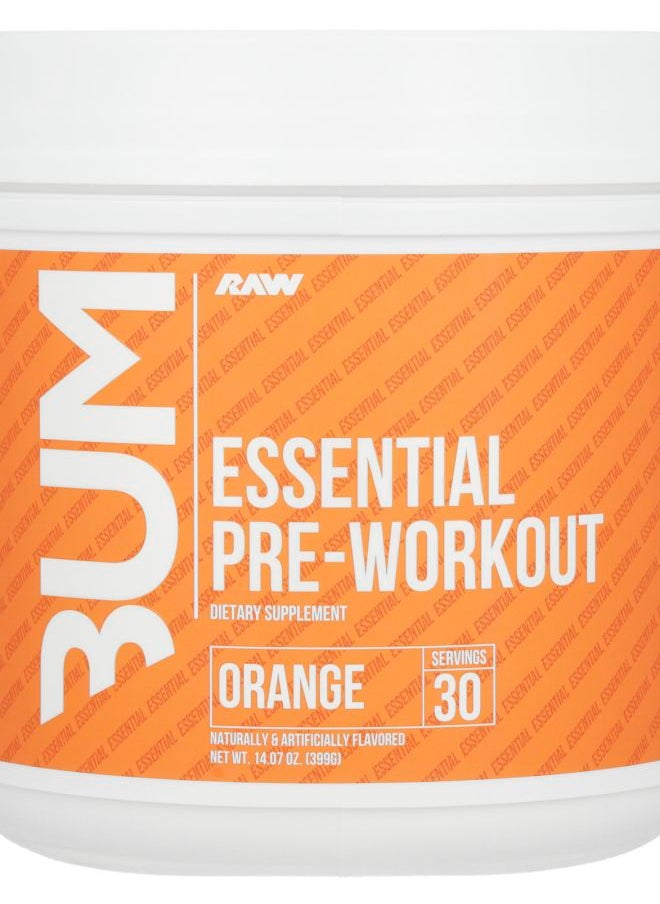 Raw Nutrition Bum Essential PreWorkout Orange 14.07 oz (399 g) 