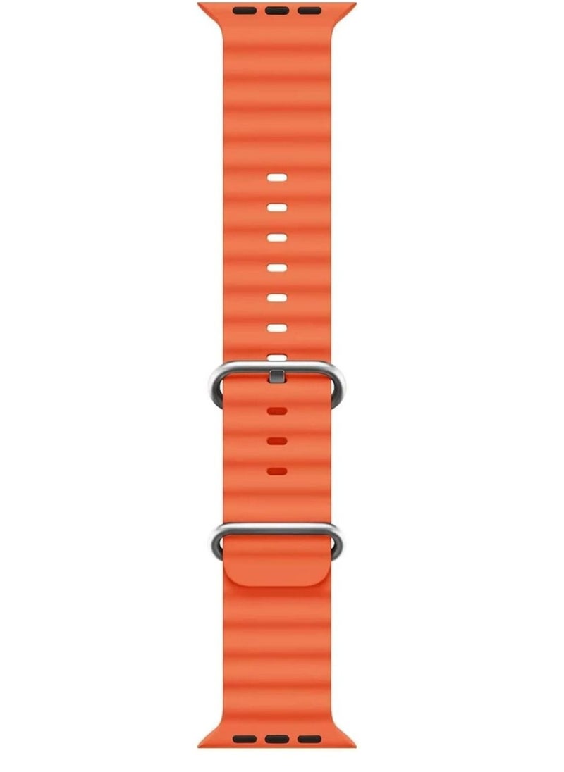 HW - Smart watch HW8 ultra max series 8 with health fitness tracker sport watch supports NFC. Also coming with an addition Replacement band 49MM-Multicolour - Image 1