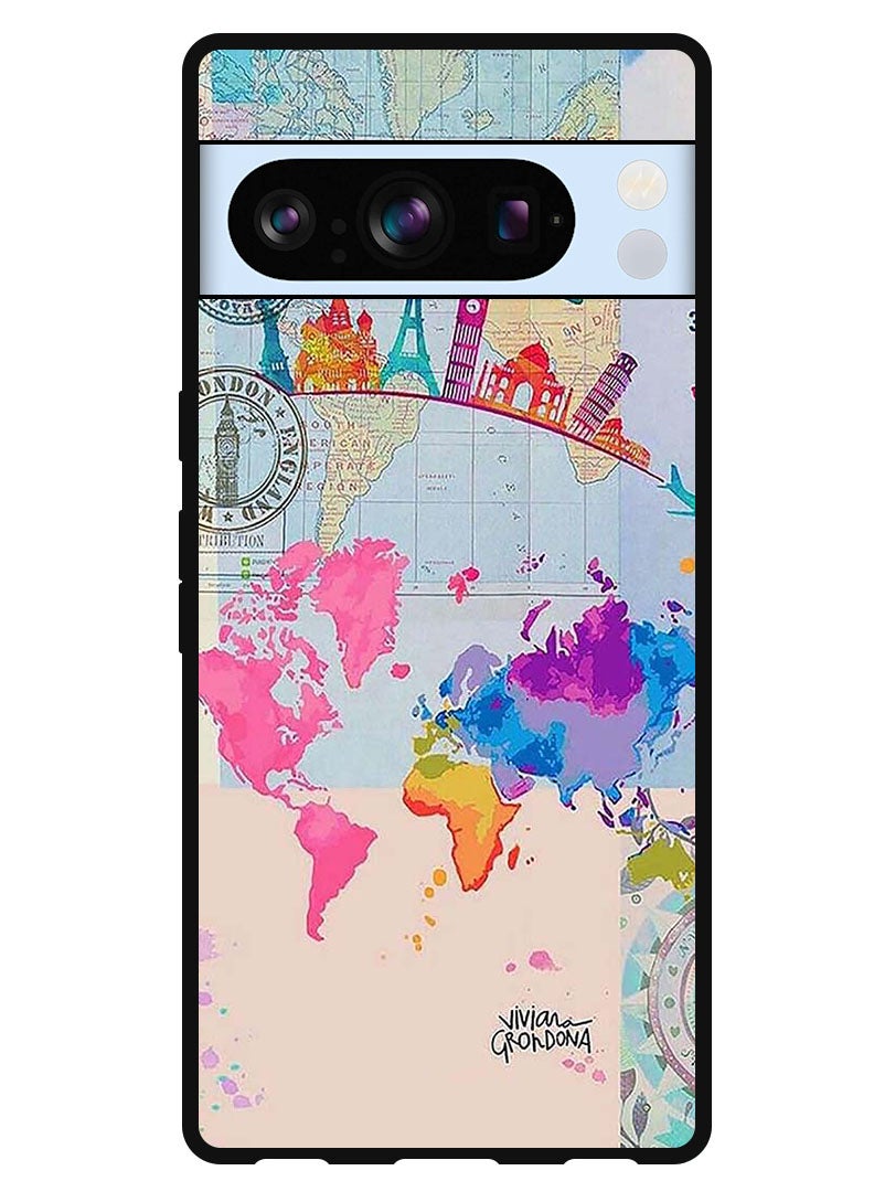Theodor Protective Case Anti Scratch Shock Proof Bumper Cover For Google Pixel 8 Pro Travel  - Image 1