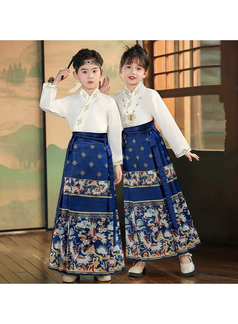 general Traditional Girl's Ancient Hanfu Costume - Elegant Princess Performance Dress for Stage, Cosplay & Cultural Events - Image 1