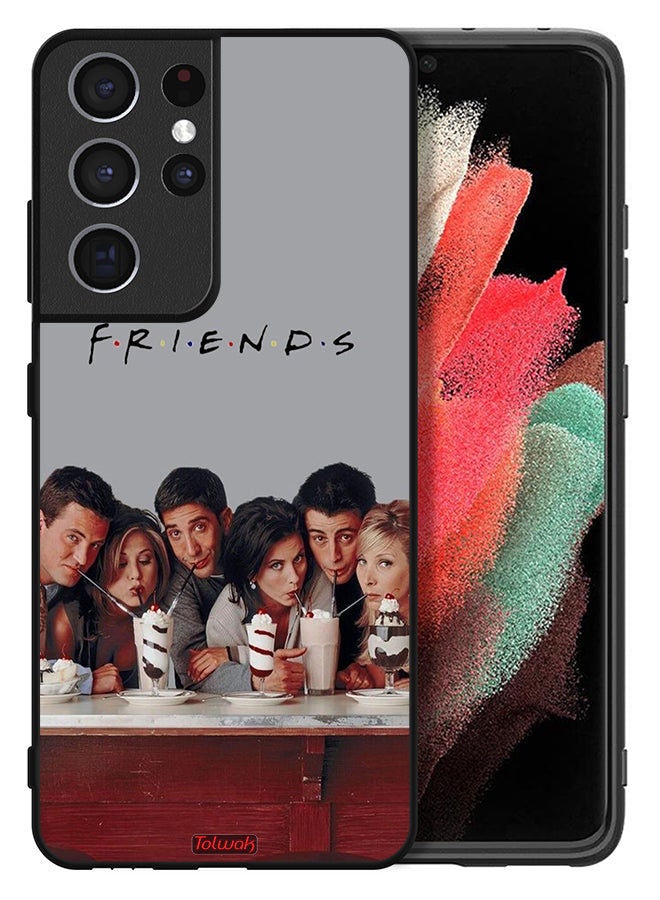 Tolwak غطاء حماية لجهاز سامسونج جالاكسي S21 ألترا 5G من F R I E N D S - Image 2
