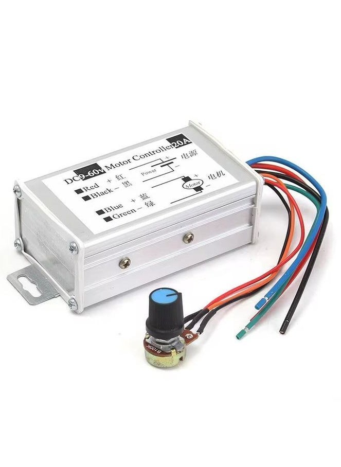 Generic - PWM DC Motor Speed Regulator Controller (9V-60V) 20A - Image 1
