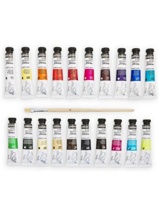 بيبيو طلاء بيبيو أكريليك ستوديو 20 لون × 20 مل - Image 3