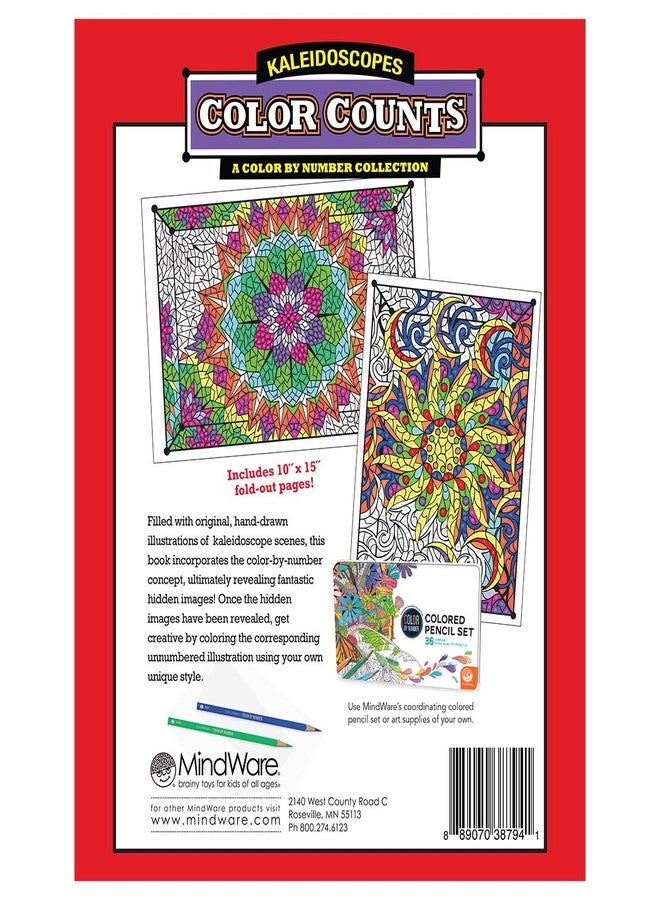 MindWare Color By Number Color Counts (Kaleidoscopes) - Image 2
