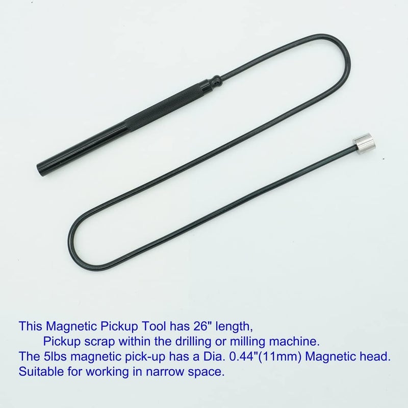 VASTOOLS Flexible Magnetic Pickup Tool Set, 2LB & 5LB, 26" Bendable Extension Magnetic Pickup, - Image 5