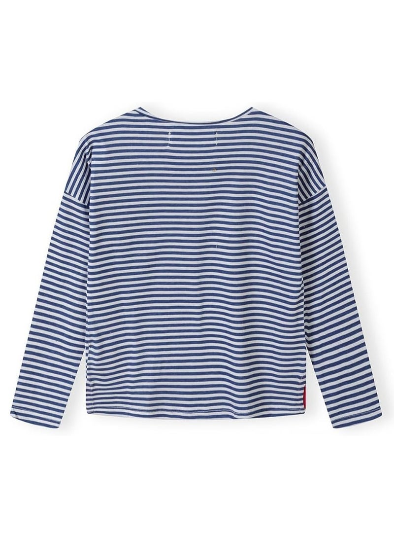 مينوتي Minoti Girls Girls 3Pk Basic Good Vibe L/S Graphic Tops Girls 3Pk Basic Good Vibe L/S Graphic Tops - Image 5