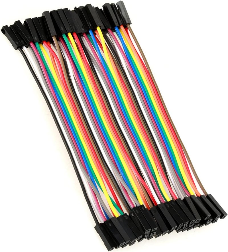 5pcs Colorful 11.5cm Jumper Wires Set 40pin F to F Ribbon Cable for Breadboard - Image 4