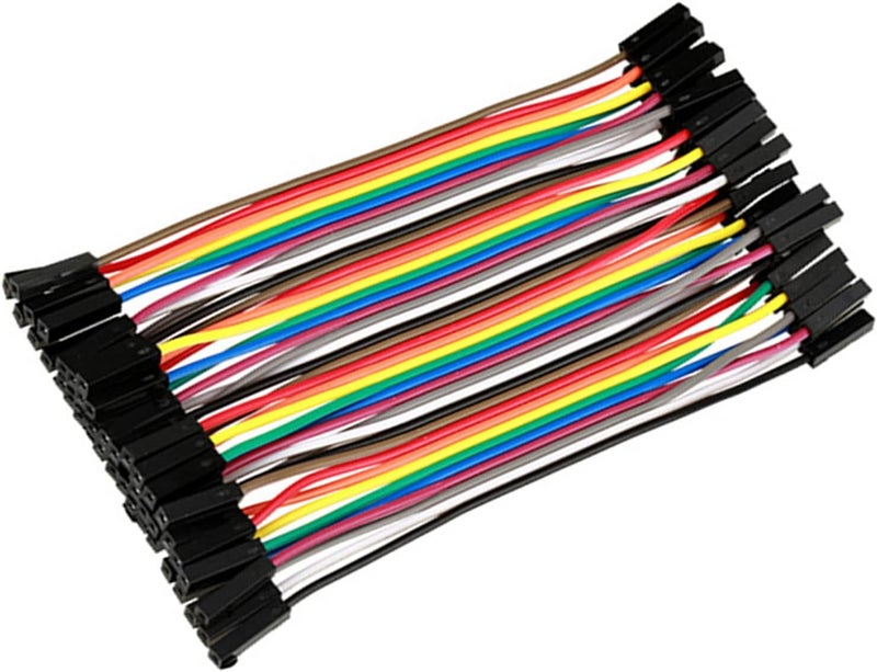5pcs Colorful 11.5cm Jumper Wires Set 40pin F to F Ribbon Cable for Breadboard - Image 2