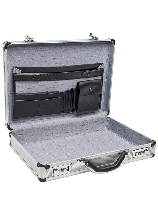 RoadPro RoadPro SPC-931R 17.5" x 4" x 13" Silver Aluminum Briefcase,Medium - Image 3