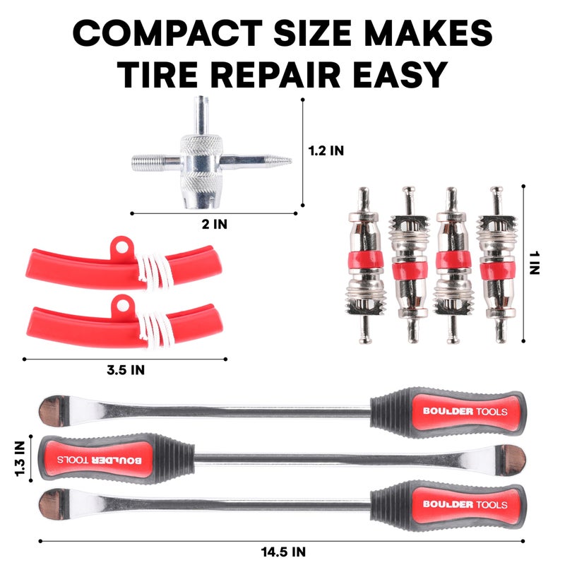Boulder Tools 23 inch 4 Way Lug Wrench - Universal Telescopic Tire Removal Tool for Car and Truck - Portable Heavy Duty Tire Changing Tool for 19 mm and 21 mm Nuts - Durable Silver Aluminum Alloy - Image 3