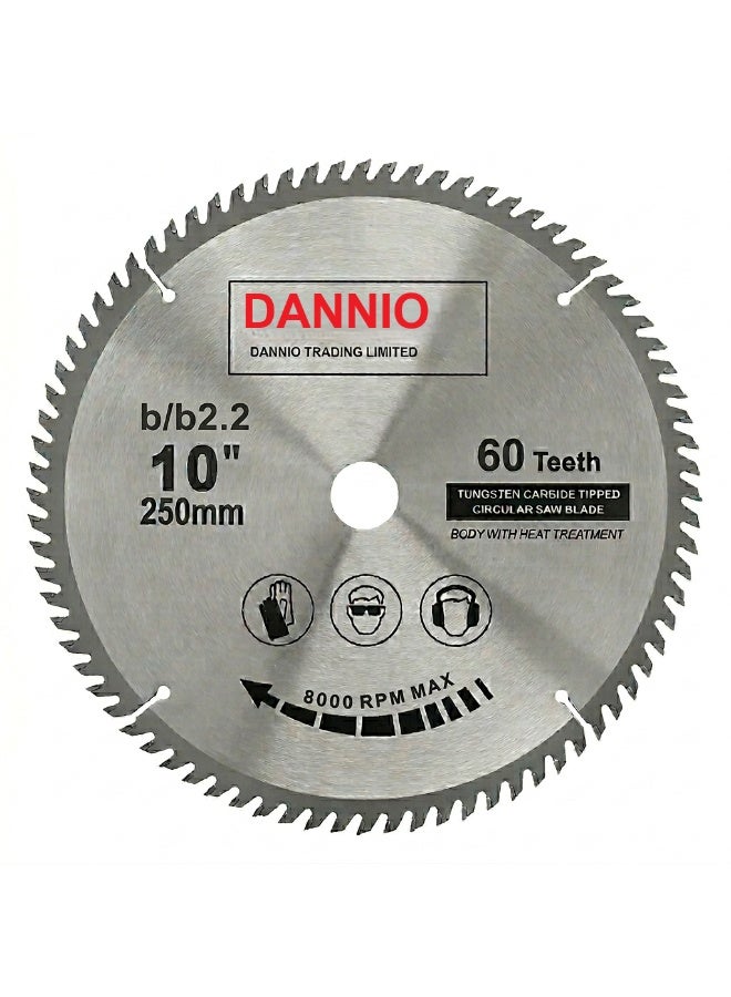 250mm B/b2.2 Tct Carbide Tipped Circular Saw Blade for Wood Cutting