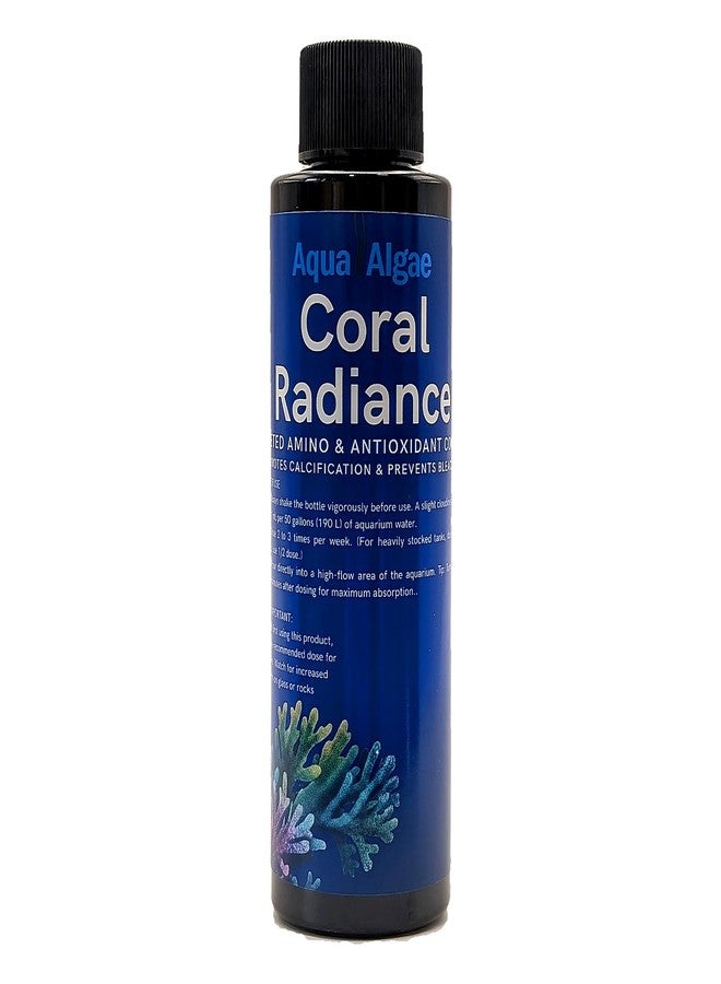 Aqua Algae Coral Radiance - Ultra-Pure Reef Amino Acids & Antioxidant Coral Food. 100% Phosphate-Free & Nitrate-Free Supplement for SPS, LPS Calcification, Coloration & Stress Defense - 4 fl oz - Image 1