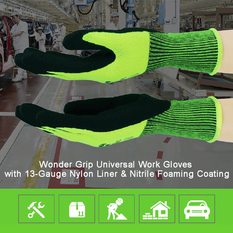 قفال عمل عالمي Wonder Grip ببطانيا من النايلون 13 غوطة وتغليف من الرغوة النيتريل - قفال رياضية مقاومة للتآكل - Image 3