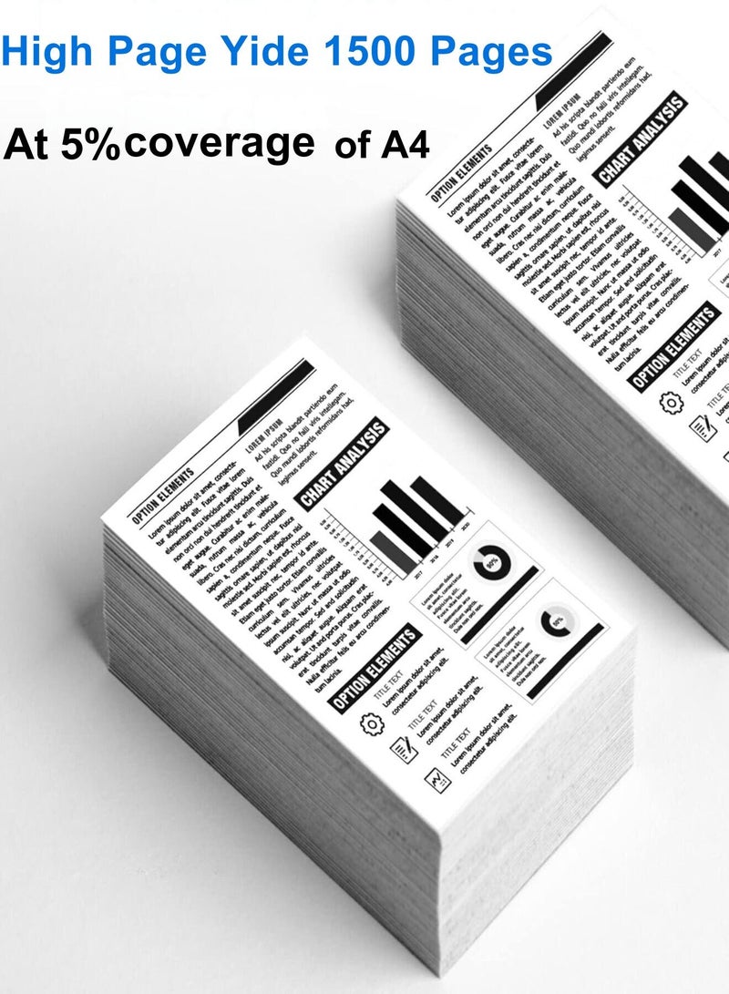 أف كيو خرطوشة حبر ليزر 83A CF283A أسود – متوافق مع طابعات HP LaserJet Pro M201dw M201n M125a M125nw M127fn M127fw M225dn M225dw – خرطوشة  بديلة عالية الجودة - Image 3