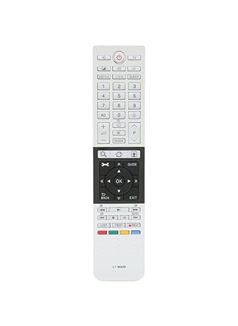 التحكم عن بُعد الاستبدال العالمي عن بُعد متوافق مع Toshiba CT 90430 CT 90429 CT 90427 CT 90428 CT 90444 4K وغيرها من أجهزة التلفزيون UHD
