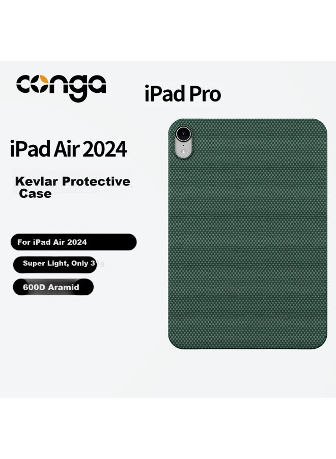 Conga Kevlar Aramid Fiber Carbon Fiber Business Ultra-thin Hard Shell Anti-drop Anti-fingerprint Full Coverage Case For Apple Ipad Air 13-inch