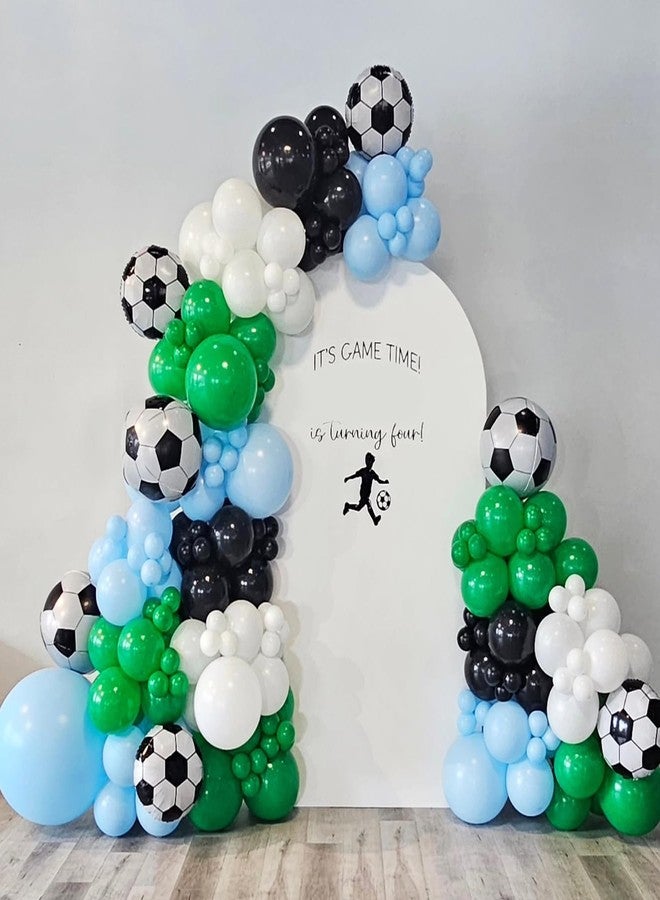 KHC-KHF Soccer-Balloon 7Pcs 32in Champion Trophy 18in Soccer Foil Balloons Sports Theme Birthday Boys Party Game Day Celebration Decorations Football Balloons - Image 5