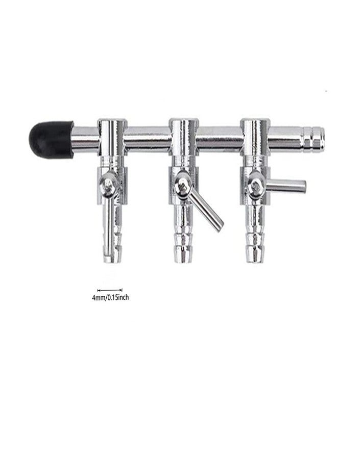 bnafes صمام هواء حوض السمك من بنافيس، ثلاثي الاتجاهات، مشعب داخلي، مضخة تدفق هواء، أنبوب فاصل، صمام تحكم بذراع، عبوة من 3 قطع - Image 2