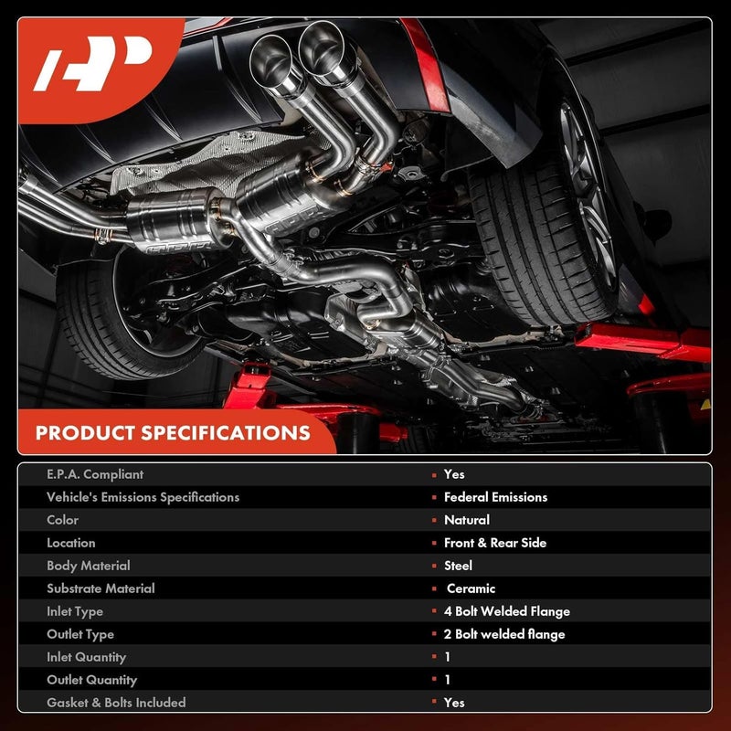 A-Premium Front and Rear Catalytic Converter Kit - Image 3