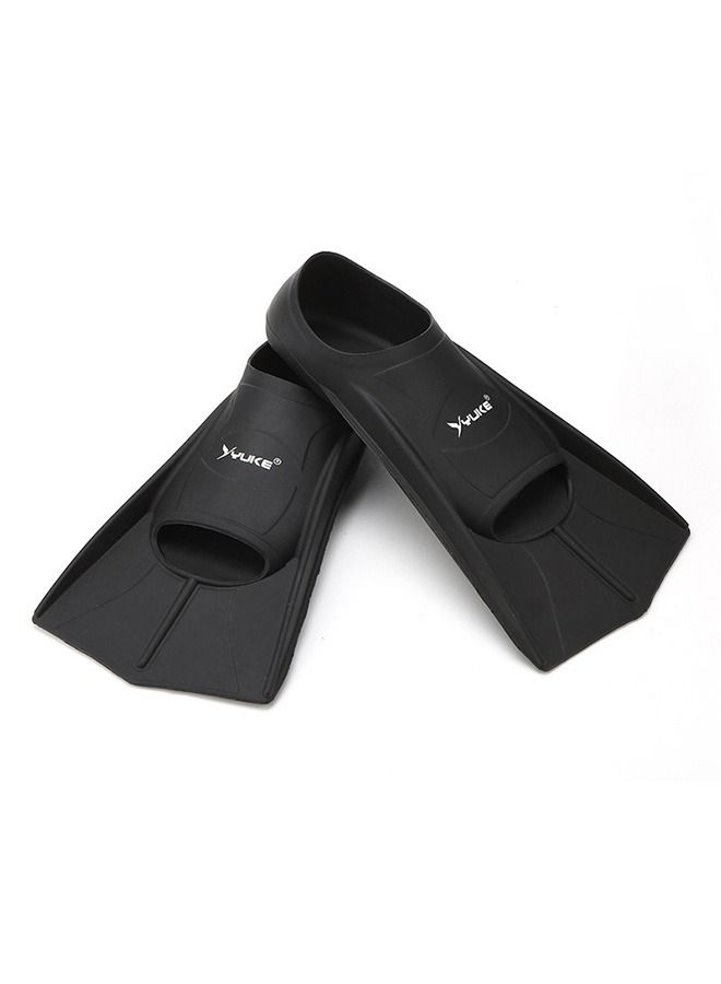 XiuWoo Unisex-Adult Swim Training Fins Silicone Short Blade  size  M （39-41）